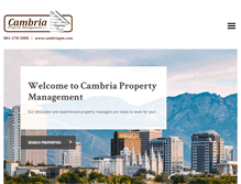 Tablet Screenshot of cambriapm.com